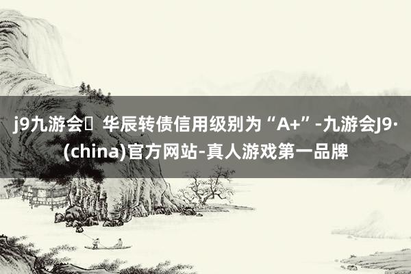 j9九游会华辰转债信用级别为“A+”-九游会J9·(china)官方网站-真人游戏第一品牌