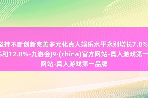 坚持不断创新完善多元化真人娱乐水平永别增长7.0%、7.8%和12.8%-九游会J9·(china)官方网站-真人游戏第一品牌