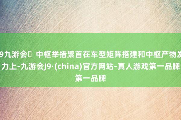 j9九游会中枢举措聚首在车型矩阵搭建和中枢产物发力上-九游会J9·(china)官方网站-真人游戏第一品牌
